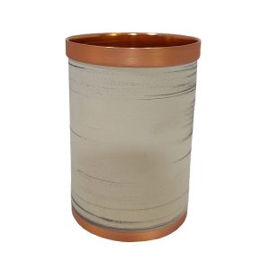 Persian Copper Cup – Handcrafted with Handle for Cold Drinks – Hammered Moderna I