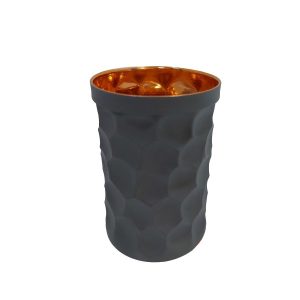 Persian Copper Cup – Handcrafted with Handle for Cold Drinks – Hammered Nimdal
