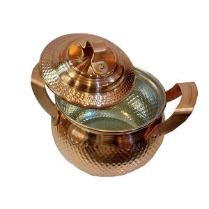 Persian Copper Cooking Pot – Traditional Hammered Artisan Style, Amani