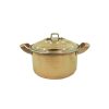 Persian Copper Cooking Pot - Traditional Hammered Artisan Style, Baran