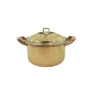 Persian Copper Cooking Pot – Traditional Hammered Artisan Style, Baran