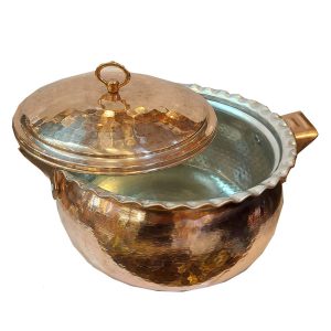 Persian Copper Cooking Pot – Traditional Hammered Artisan Style, Dana