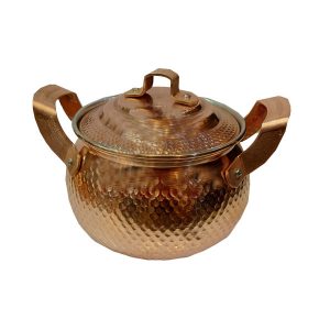 Persian Copper Cooking Pot – Traditional Hammered Artisan Style, Yara