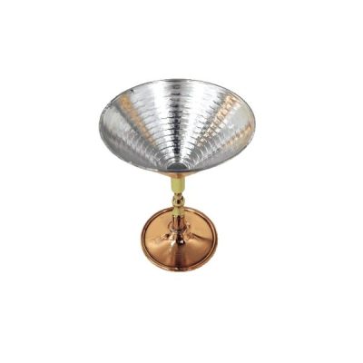 Handcrafted Persian Copper Wine Glass Stemware - Hammered Model Sahand
