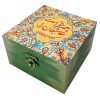 Wooden Box for Gift Giving with Persian Inspired Pattern Kashi