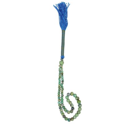 Persian Neyshabur Turquoise Rosary Prayer 66 Beads Handcrafted Tasbih