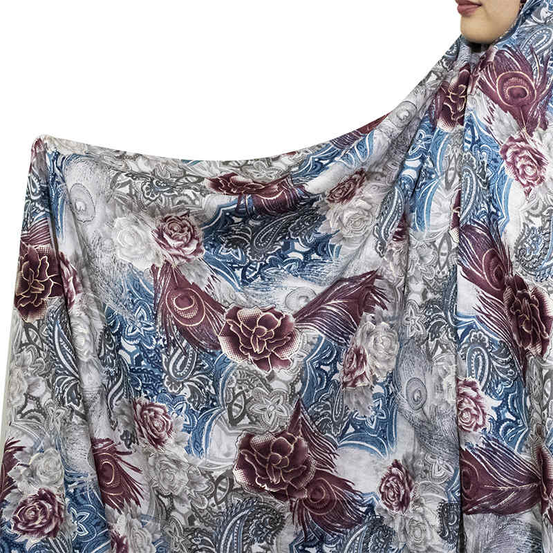 Modest Daily Prayer Garment – Elegant Iranian Patterned Chador (Raya)