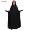 Black Abaya Chador with Sleeves – Full Coverage Muslim Wear (Hami)