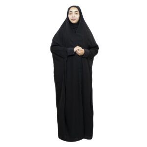 Yemeni Style Black Muslim Chador – Women’s Abaya Hijab (Yaman)