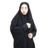 Yemeni Style Black Muslim Chador – Women's Abaya Hijab (Yaman)