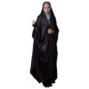 Fatemi Style Black Chador with Sleeves – Islamic Overhead Hijab