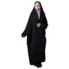 Fatemi Style Black Chador with Sleeves – Islamic Overhead Hijab