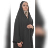 Mohseni Black Chador Abaya – Full Coverage Islamic Overhead Hijab