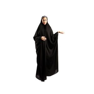 Modest Black Overhead Chador – Persian Style Islamic Hijab (Rina)