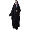 Sleeved Black Abaya Robe – Iranian Style Overhead Chador (Vira)
