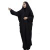 Sleeved Black Iranian Chador – Full Coverage Modest Abaya (Zhozet)