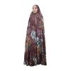 Islamic Patterned Overhead Hijab – Colorful Namaz Dress (Tala)
