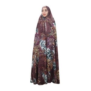 Islamic Patterned Overhead Hijab – Colorful Namaz Dress (Tala)