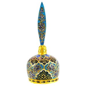 Persian Surma Dani Container for Keeping Kohl Made of Camel Bone Tandis