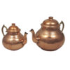 Persian Copper Double Teapot Hammered & Durable Azar