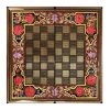 Handcrafted Persian Flower Wooden Khatamkari Chess Board