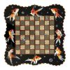 Persian Marquetry Chess Board Model Fish