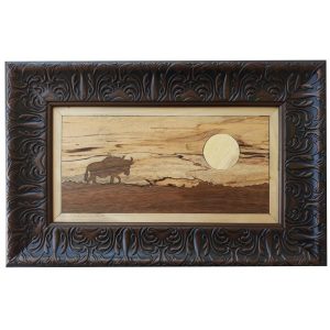 Marquetry Wood Inlay Art – Artistic Buffalo