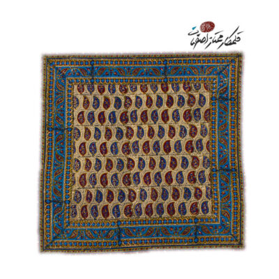 Persian Tablecloth: Isfahan's Traditional Kalamkari Block Print Sarvi