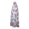 Pink Flowers Print Islamic Chador – Women's Prayer Dress