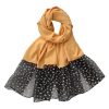 Solid Yellow Cotton Shawl Golin