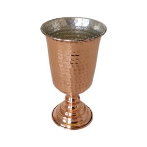 Handcrafted Persian Copper Wine Glass Stemware – Hammered Model Diba