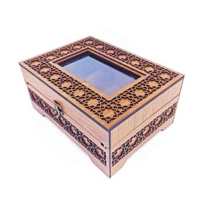 Vandad Wooden Tea Organizer Chest – Box with Multiple Slots