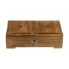 Herbal I Collection Wooden Tea Chest with Integrated Warmer