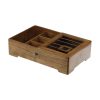 Herbal I Collection Wooden Tea Chest with Integrated Warmer