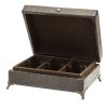 Javin Wooden Tea Organizer Chest with Built-In Drawers