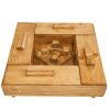 Tina Design Tea Organizer Chest with Integrated Warmer