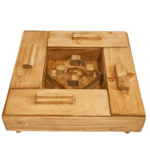 Tina Design Tea Organizer Chest with Integrated Warmer