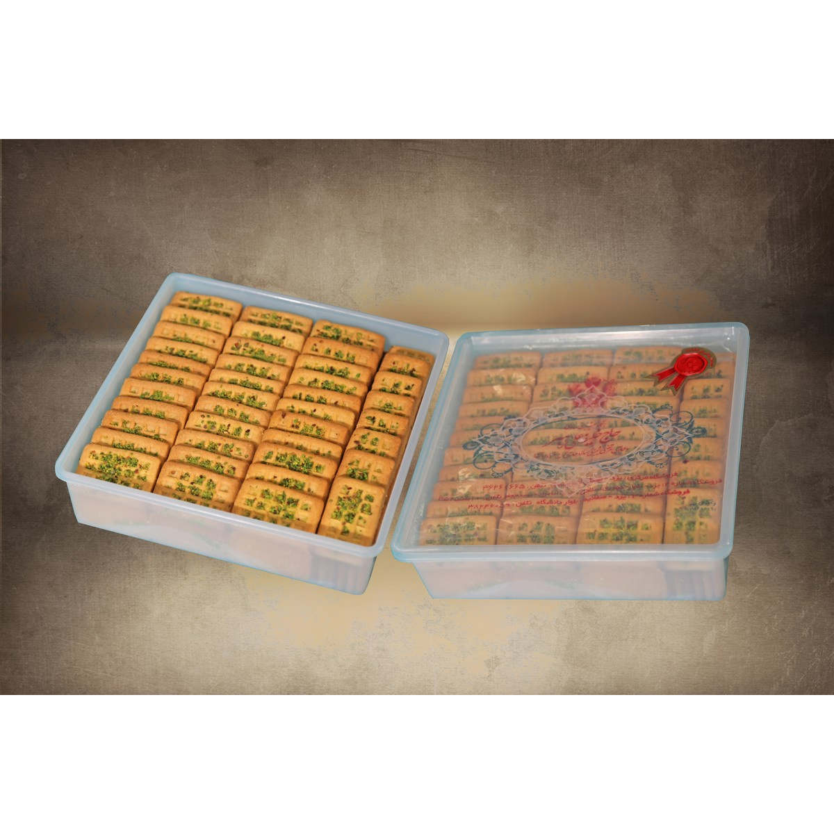 Persian Sweet – Traditional Yazdi Pistachio Biscuit – Haj Khalifeh (2X)