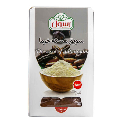 Date Seed Kernel Sawiq, Roasted Seed Nutritional Powder, Traditional Iranian Blend, 8-Pack