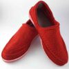 Handcrafted Persian Giveh Shoes - Mand Model Vibrant Red
