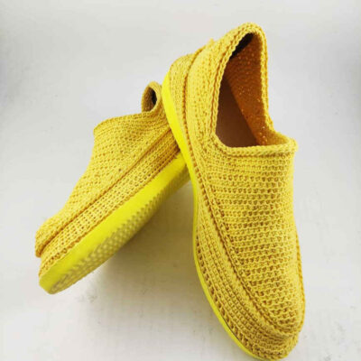 Handcrafted Persian Giveh Shoes - Yellow Sun Artistic Model