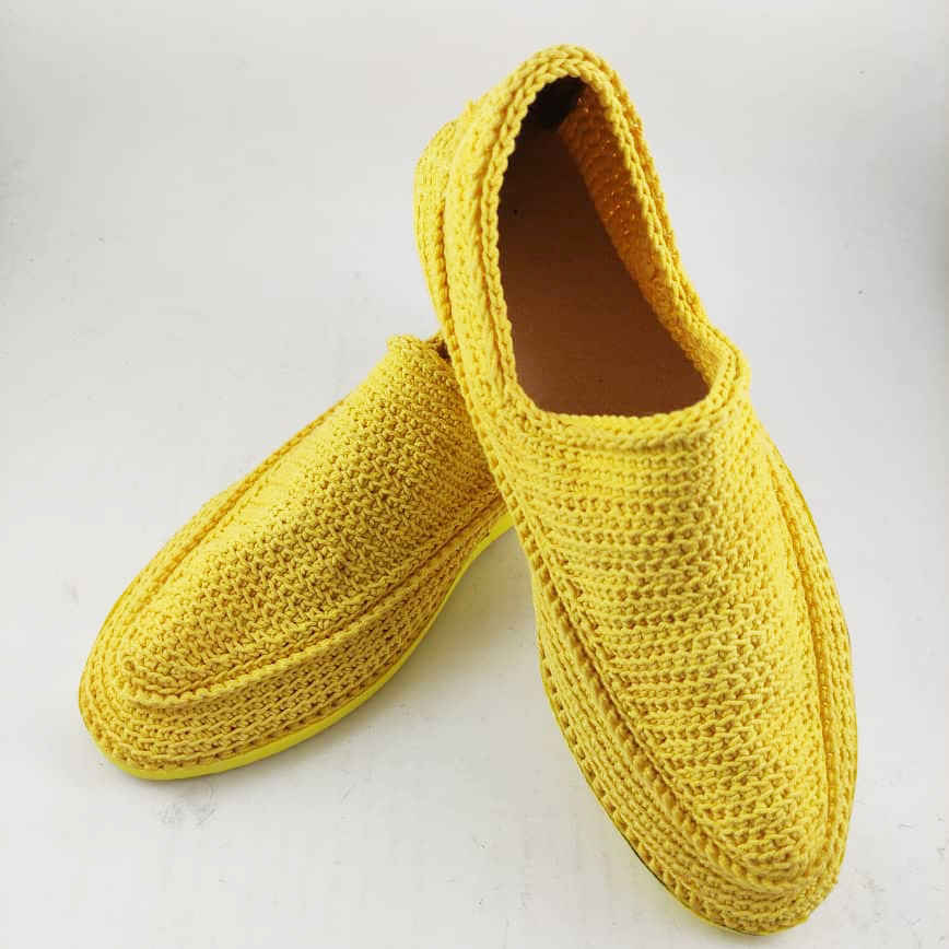 Handcrafted Persian Giveh Shoes – Yellow Sun Artistic Model