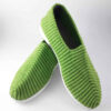 Handcrafted Persian Giveh Shoes - Forest Green Tradition Model