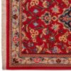 Hand-Knotted Persian Qom Nafas 2-Meter Runner Rug (Classical Floral Medallion) - Red Kork Wool