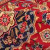 Hand-Knotted Persian Qom Nafas 2-Meter Runner Rug (Classical Floral Medallion) - Red Kork Wool