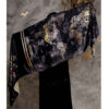 Persian Printed Silk Shawl Double Sided Artistic Calligraphy Hich
