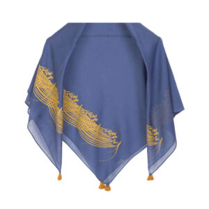Persian Artistic Print Scarf for Women – Luxe and Vibrant Eshgh Design