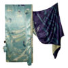 Persian Printed Silk Shawl Double Sided Artistic Calligraphy Sama