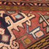 Hand-Knotted Persian Azin Runner Rug (Tribal Geometric Medallion Pattern) - Brown Wool