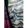 Persian Printed Silk Shawl Double Sided Artistic Calligraphy Beraghsa